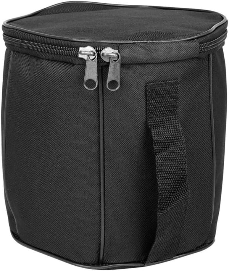 Black Accordion Handheld Storage Bag with Zipper for Children image 2