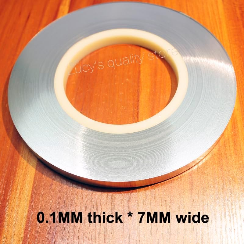 Electronics Video Games Replacement Parts 1kg Welded Nickel Conductive Connection Plate 18650 Battery Spot Welding Nickel Plated Steel Strip 0.1MM Thick *7MM Wide - (0.15MM thick-12MM)