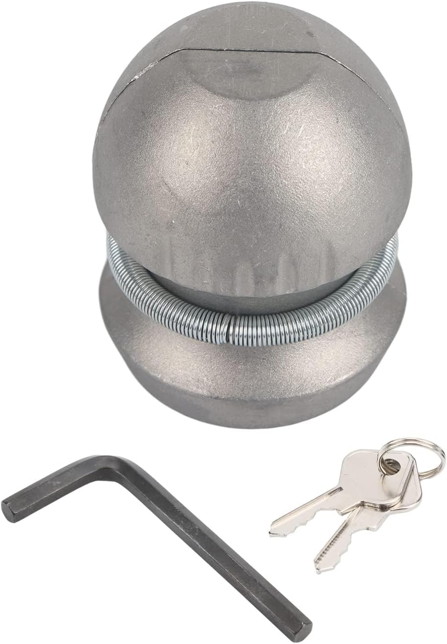 Universal Trailer Coupler Lock, Metal Hitch Lock for Most