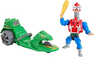 Masters of the Universe Origins Action Figure & Vehicle, Ground Ripper & Mekaneck, 80S Inspired MOTU Toy with Accessories