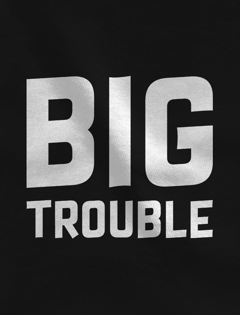 Tstars Dad & Baby Matching Set Big/Little Trouble Funny Father's Day Gifts For Dad