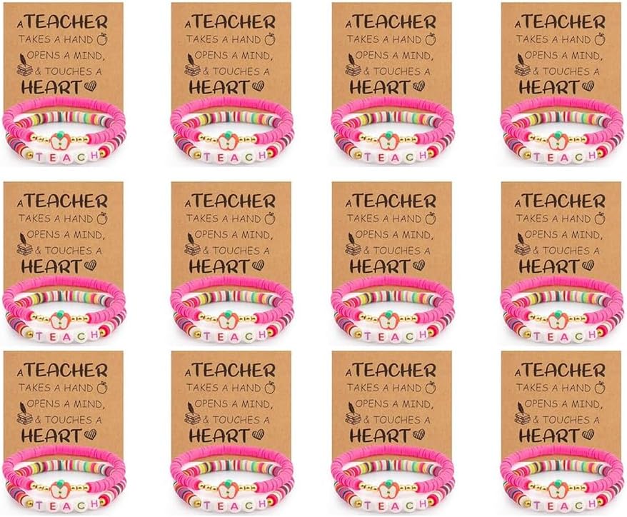 Teacher Bracelet Teacher Gifts for Women - Appreciation Thank You End of Year Graduation
