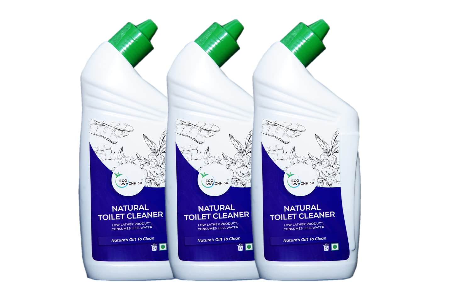 EcoSwachh 3R - Natural Toilet Cleaner | Low Lather Product | Consumes Less Water | Eco friendly | Acid and Ammonia Free |Biodegradable|500ML | Pack of 2 (B07SG3V2B1) Amazon Price History, Amazon Price Tracker