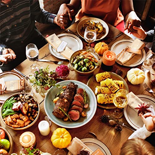 Ccbuy Boho Ethnic Maple Leaf Cloth Napkins Set Birthday Banquet Wedding Decor Napkins Restaurant Supplies Table Napkins (Color : 8Pcs, Size : 50X50Cm) #TOP2