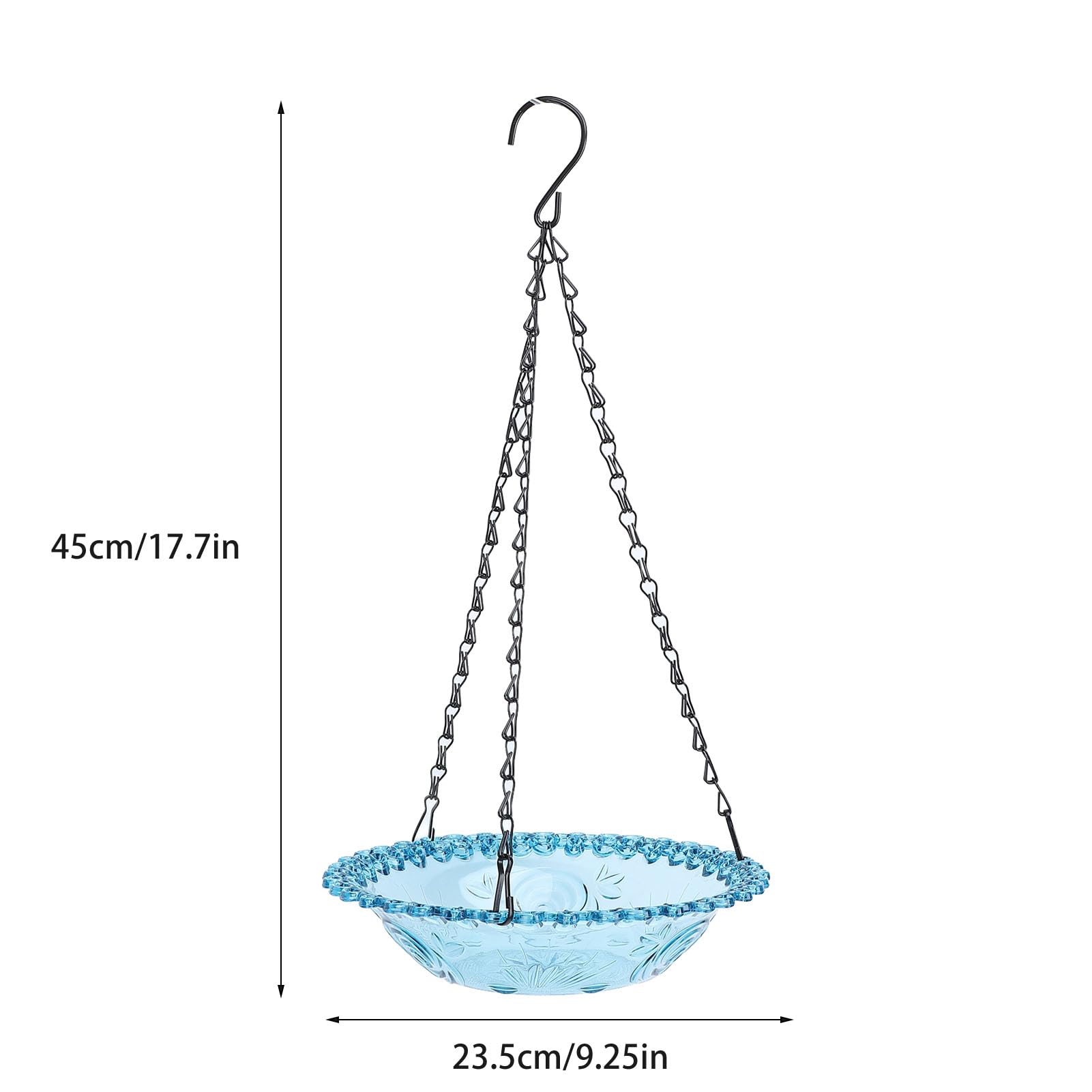Solar Bird Bath Fontanna wisząca plastikowa hummingbird wodna fontanna zasilana energią słoneczną ogrodową ogród dekoracje trawnikowe