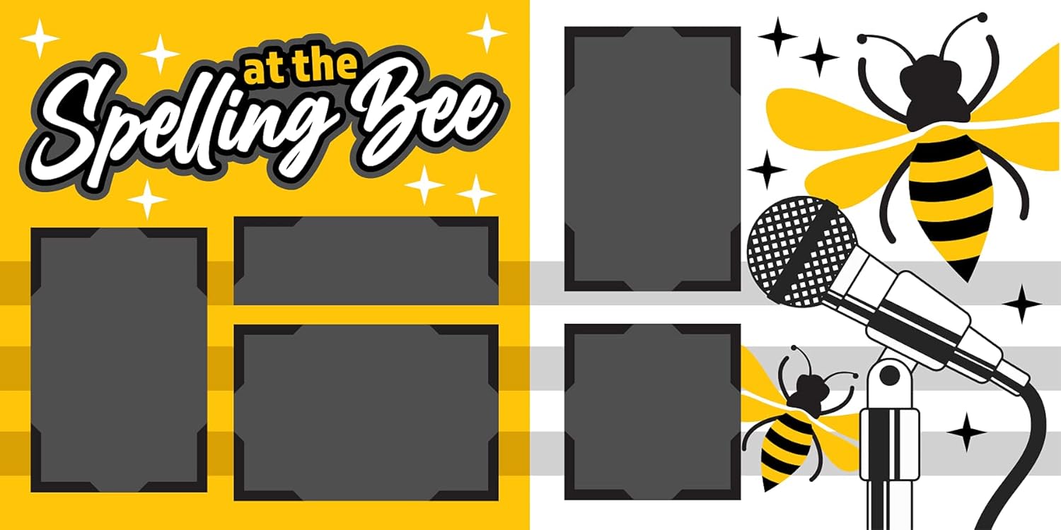 "at The Spelling Bee" Scrapbook Page Kit