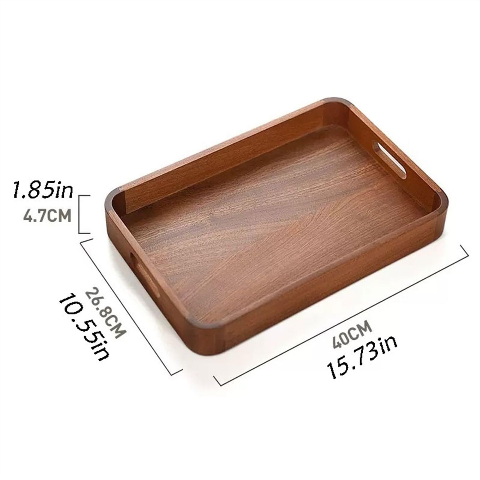 Riviera Maison Clooney Bay Etagère - Decoratief dienblad - Hout - Whitewash
