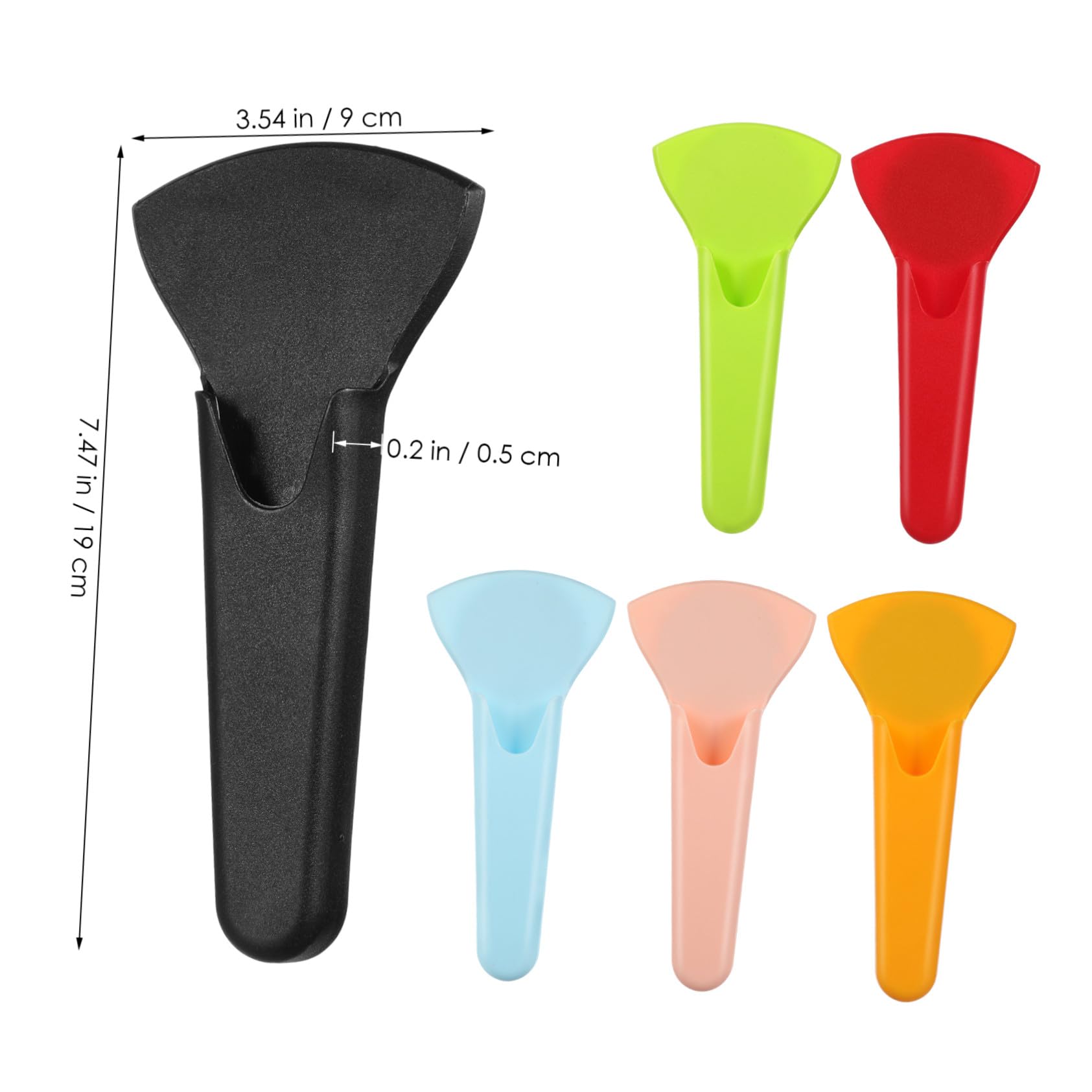 Hemobllo 6 Pezzi Cover Magnetiche per Forbici da Cucina e Strumenti di Bellezza, Protezione Magnetica in Pp Magnete Morbido, per Frigorifero e Oggetti Metallici