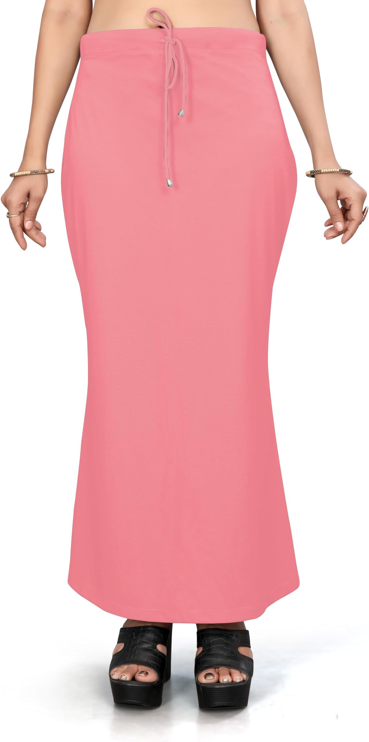 Yashika Present Lycra Saree Shapewear Petticoat for Women||Straight Fit Petticoat Saree Silhouette Shape Wear Dress for Saree|| AZ-YS-OG-SHAPER-P