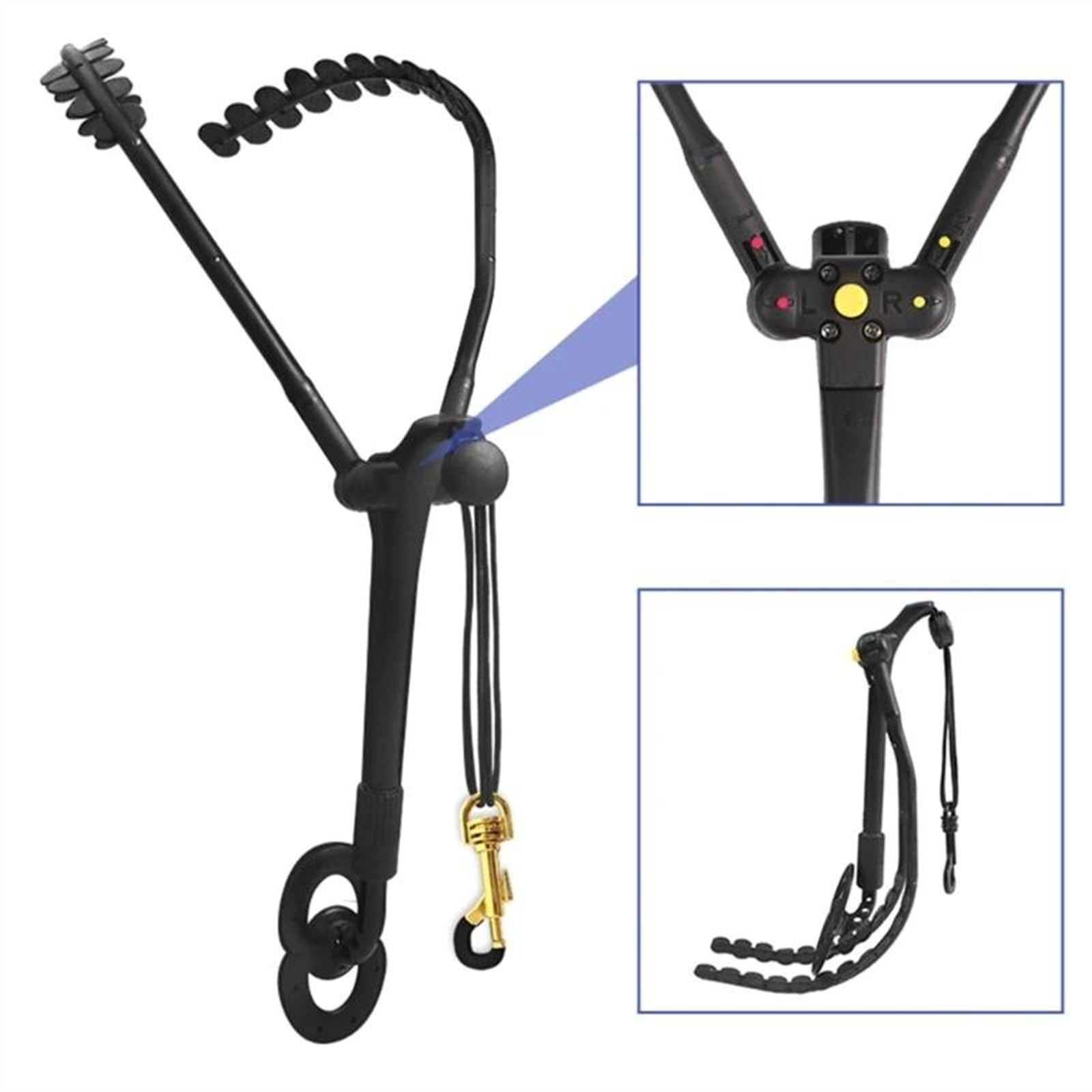 Accessori per Strumenti Sassofono Parti Per Accessori Per Tracolla Per Tracolla Per Sassofono, Lunghezza Regolabile, Doppia Tracolla