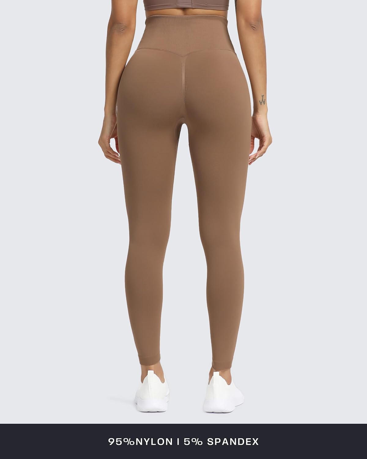 Aoxjox Women's Scrunch Butt Lifting Seamless Leggings Booty High Waisted Workout Yoga Pants 23" - Image 3