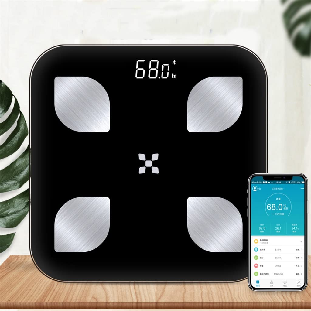 Body Fat Scale Electronic Digital Scale Smart Weight Floor Bathroom Scales Balance Weighing BMI Index