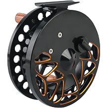 Maxcatch Center Pin Floating Fishing Reel Aluminum CNC Machined Centerpin Reel 4 1/2 INCH 110MM Black