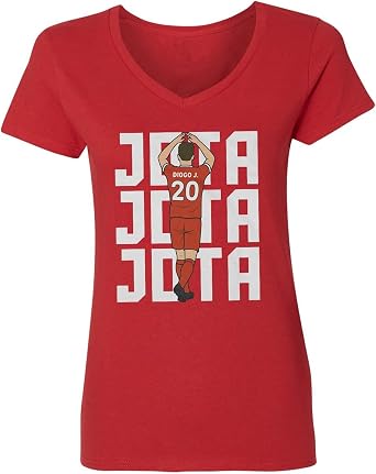 Nena & Nene Jota Fans Salute Memorial Tribute - RIP Diogo Ladies V-Neck Tshirt
