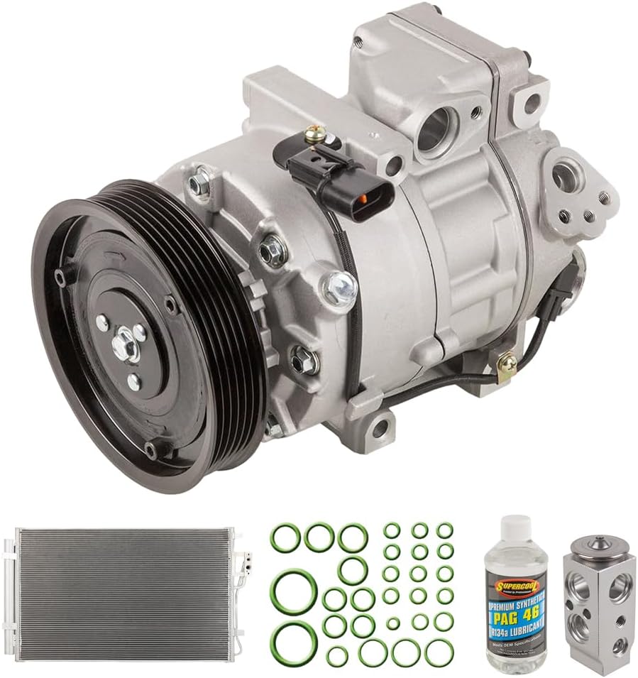 A/C Kit w/AC Compressor Condenser & Drier For Kia Sorento 2.4L 2012 2013 2014 2015 - BuyAutoParts 61-89326R6 New