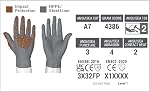 HexArmor Chrome Series 4022 Cut Resistant Safety Work Gloves with Oil Resistant Leather Palm
