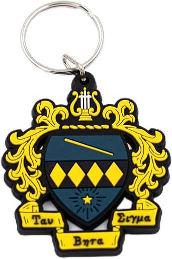 Tau Beta Sigma Crest PVC Key chain
