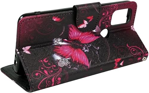 Miniatura 5 de ZASE Moto G Stylus 5G - Funda tipo cartera para mujer, de piel sintética, diseño bonito con función atril, ranura para tarjeta de identificación,