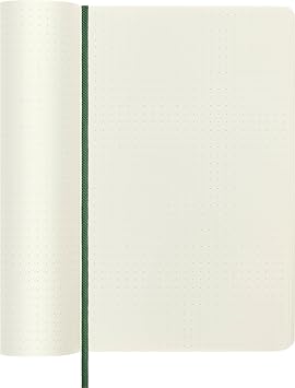 دفتر ملاحظات Moleskine Classic ، غطاء ناعم ، كبير (5 x 8.25) منقط ، Myrtle Green ، 192 صفحة