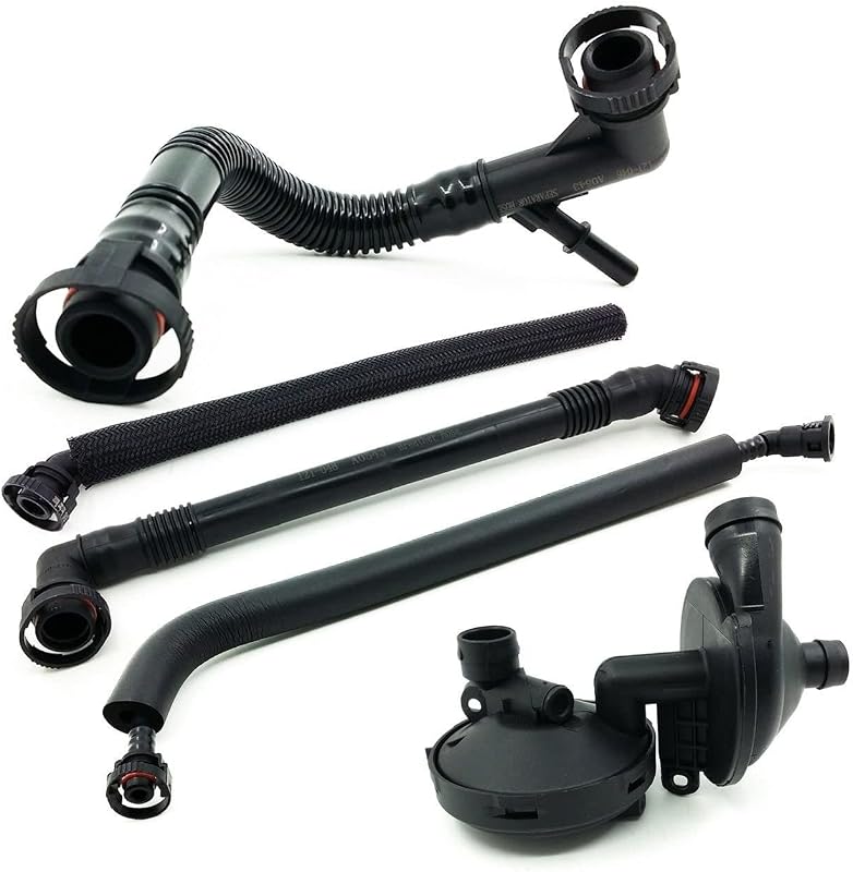 Kit de válvula PCV CCV e mangueiras de ventilação do cárter SHINEHOME para BMW E46, E60, E39, X3 e X5 – 1 kit