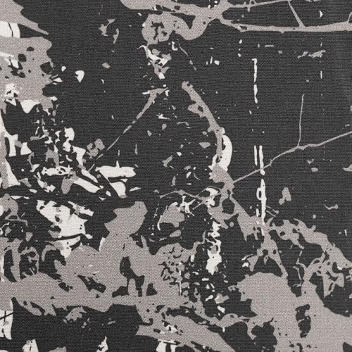 Doppelmoppel Baumwollstoff Marmor, Swafing Steinoptik schwarz | 14,90 EUR/m