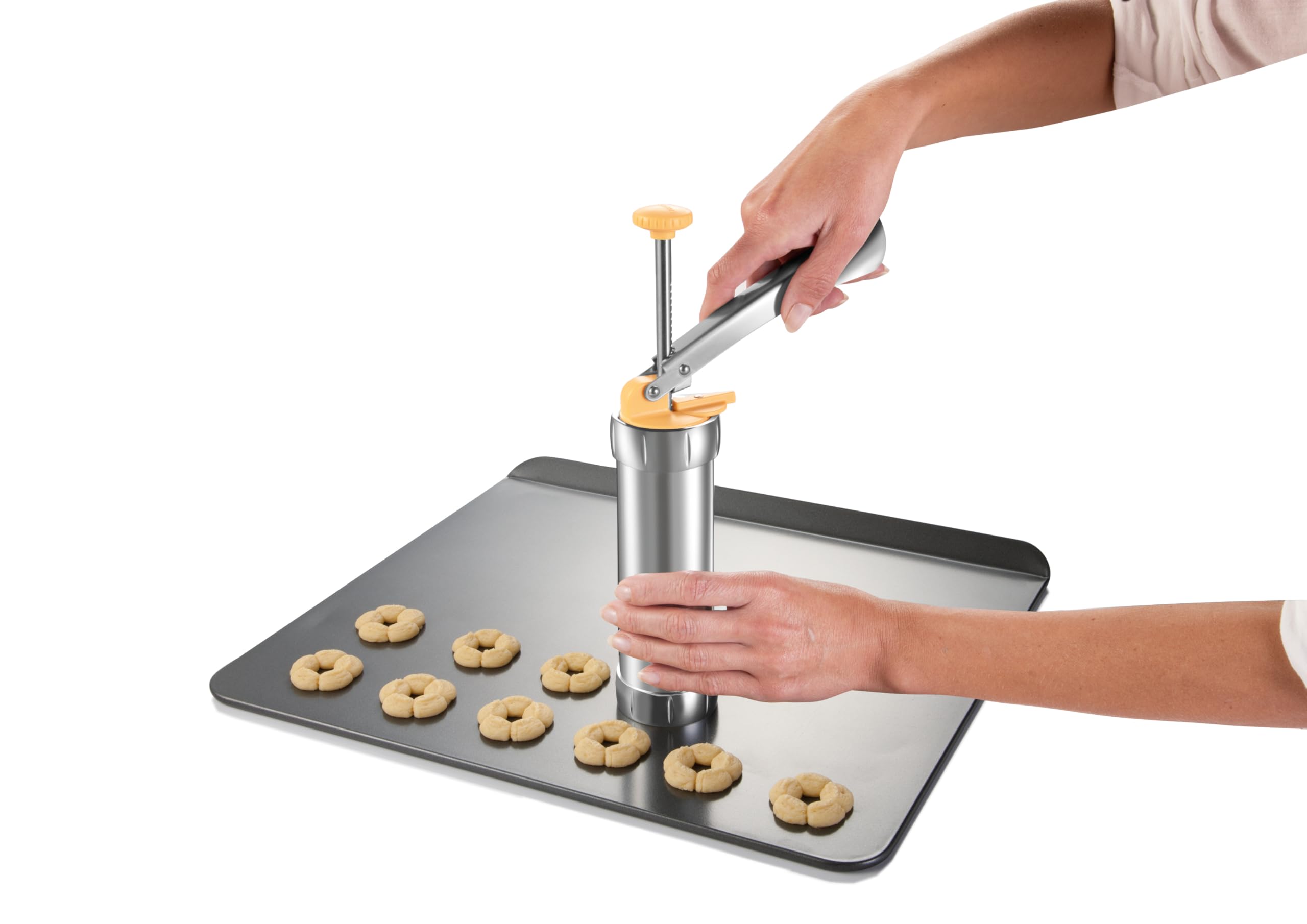 Tescoma 630535 Presse à biscuit pour décorer, en métal
