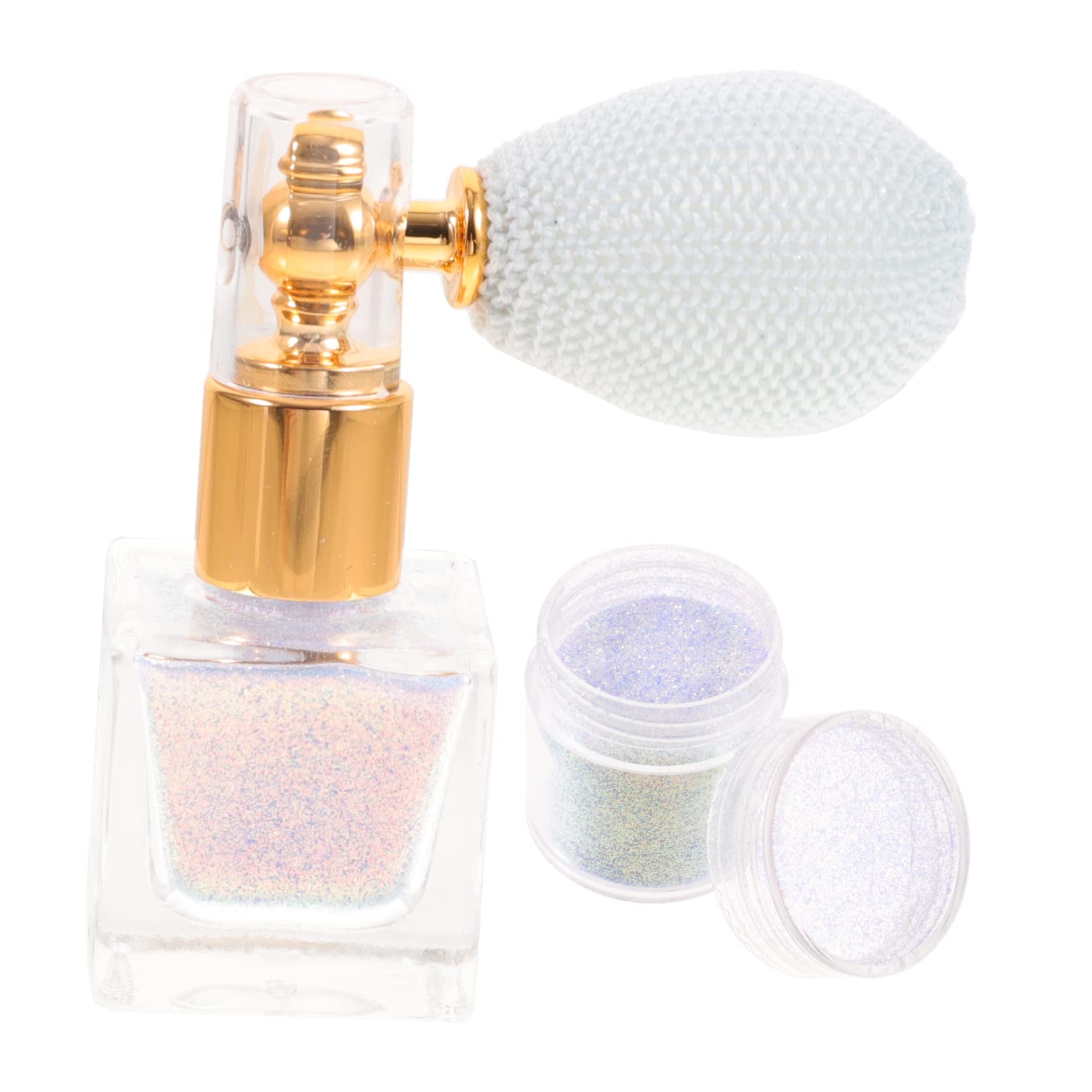 PLAFOPE Hair Body Glitter Spray Highlighter Makeup Supplies Luminous Powder Spray for DIY