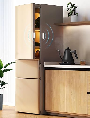 Miniatura 7 de GoveeLife Sensor de ventana de puerta, dispositivos ilimitados de control de grupo, mini sensor de contacto inalámbrico para automatización del