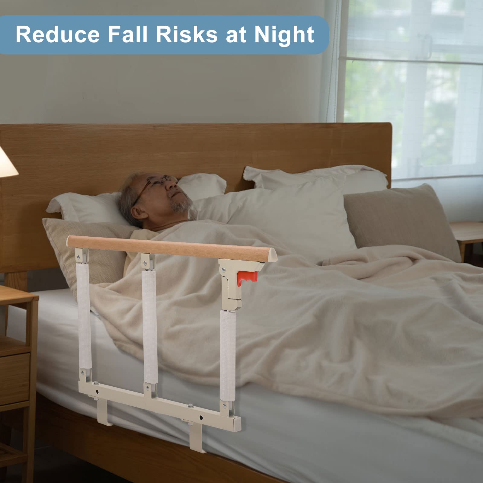 Snapklik.com : Bed Rails For Elderly Adults, Folding Bed Side Assist ...