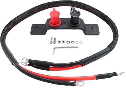 Poste de batería con cables de alto voltaje resistentes al agua para Can Am Maverick X3 encaja en agujeros de fábrica y hardware