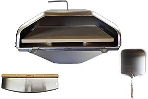 Green Mountain Grill Ultimate Combo Pizza Oven Attachment w/ Peel &amp; Cutter