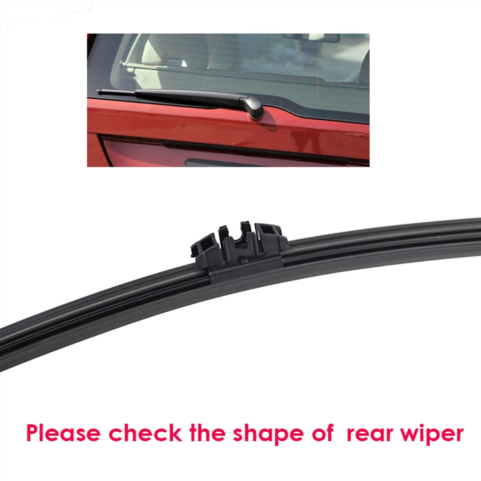 WITTSY Parti Tergicristalli 26 "20" 15" Tergicristallo Parabrezza Spazzole Tergicristallo Auto Anteriore Posteriore Lunotto Tergicristallo per Volvo XC60 2009 2010 2011