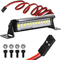 Vista 1 de ShareGoo RC 12 barras de luz LED para techo de techo, luz de cúpula compatible con Traxxas TRX-4 SCX10 KM2 CC01 RC4WD D90 90046 90047 RC Crawlers