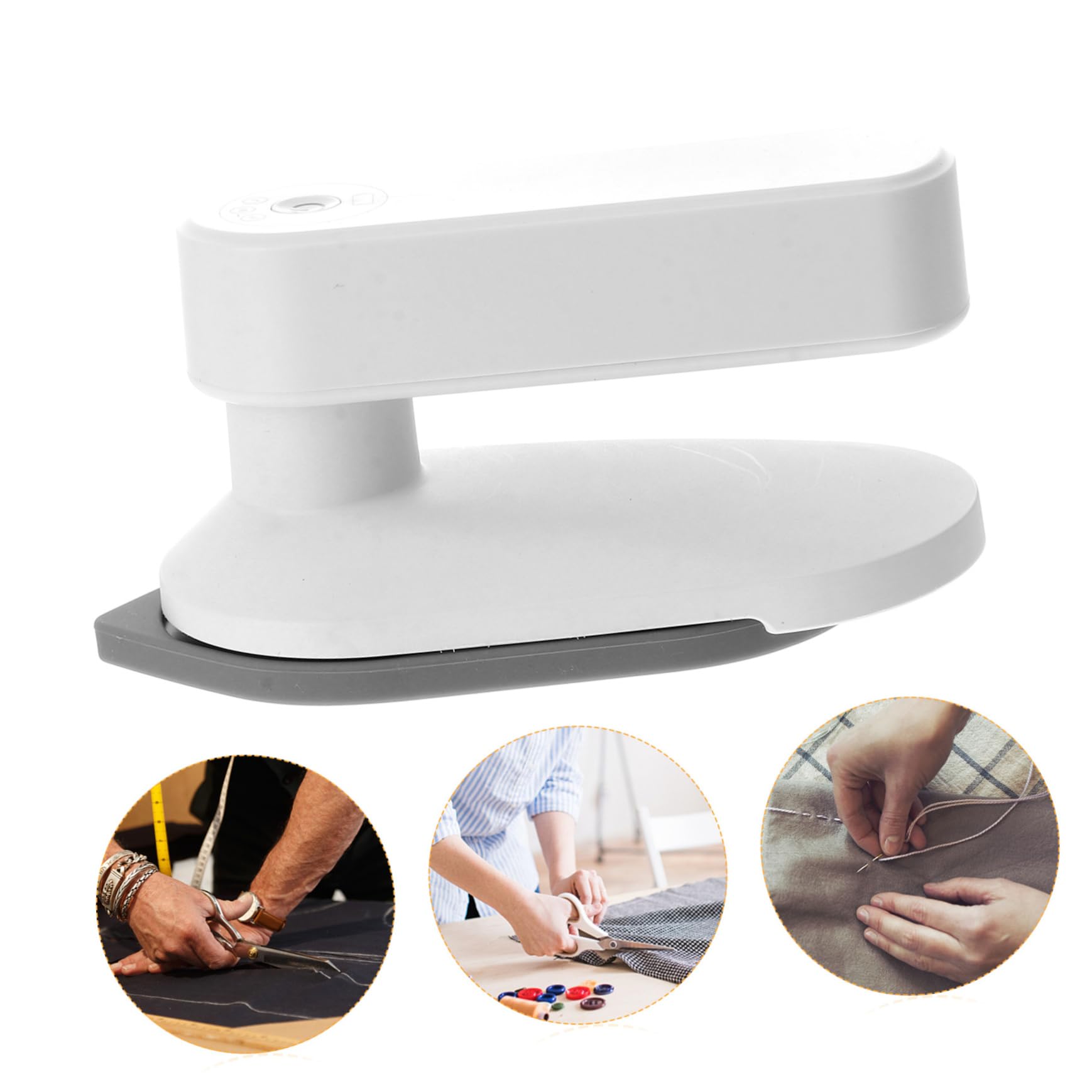 HOODANCOS Mini Electric Iron Handheld Clothes Compact Flatiron Portable Travelling Iron Garment Electric Ir