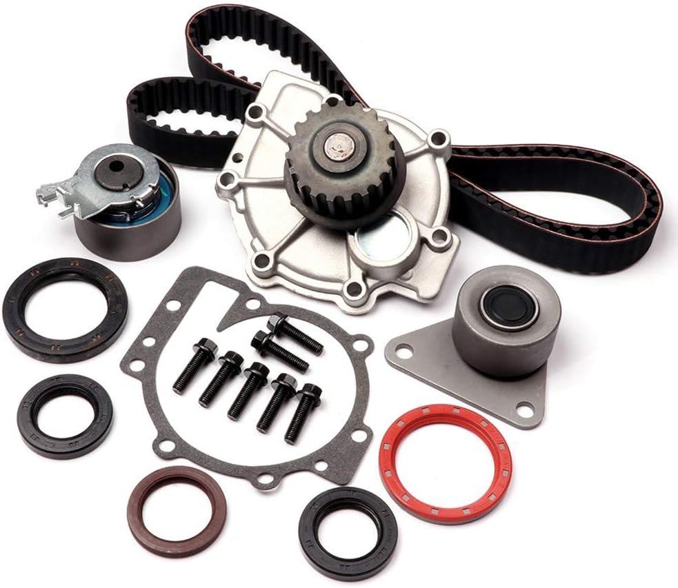 CCIYU Timing Belt Water Pump Kit TCKWP331 AWK1240 Compatible for 2000-2004 for Volvo S40 2001-2009 for Volvo S60 2004-2006 for Volvo S80 1998-2007 for Volvo V70 2003-2007 for Volvo XC70