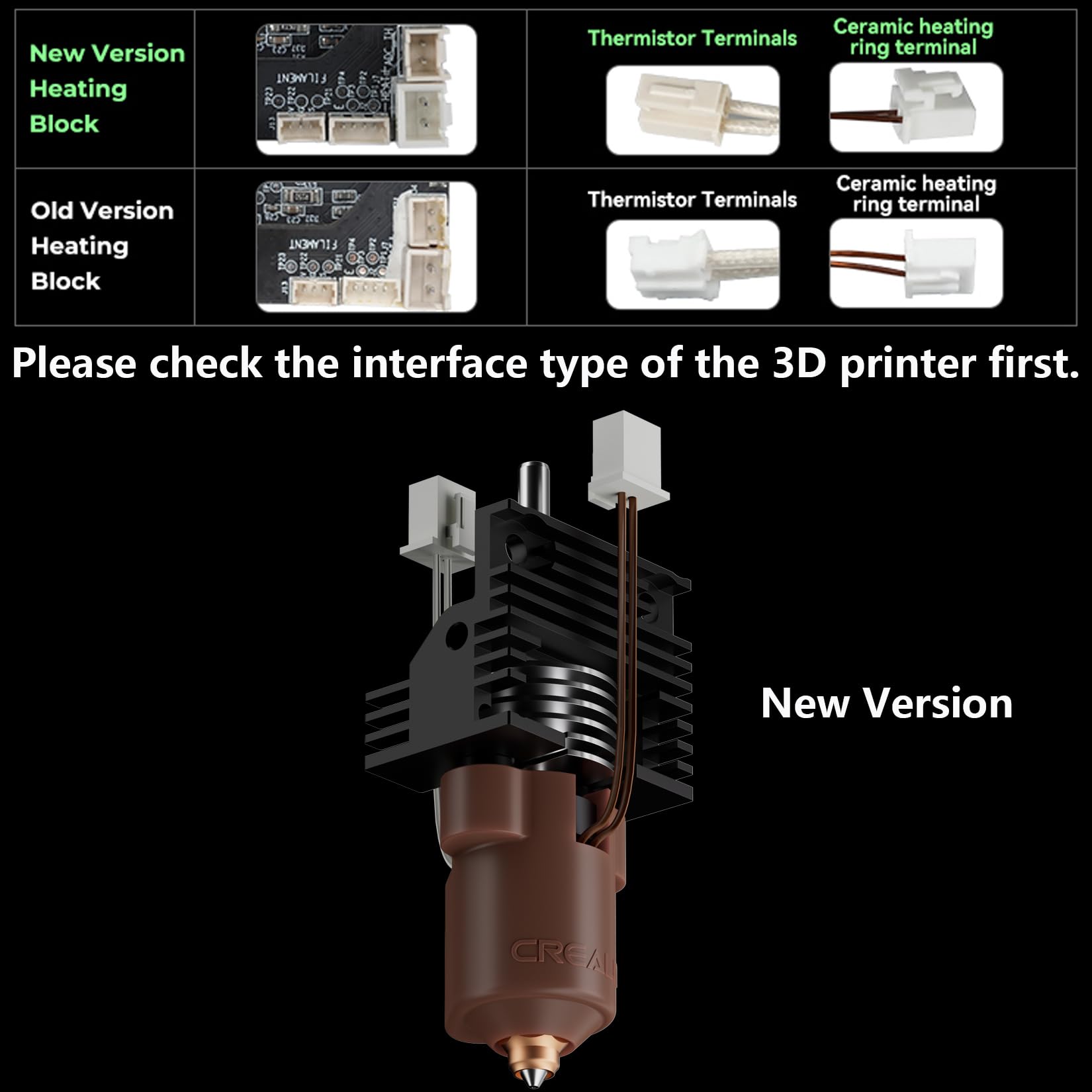 3D Printer Onderdelen voor Creality K1C K1 Max Hotend Kit Snelwissel Keramisch Verwarmingsblok Kit 0.4 0.6 0.8mm Nozzle Hoge Doorvoer Printen – koop de beste producten in de online winkel 3D Printer Onderdelen voor Creality K1C K1 Max Hotend Kit Snelwissel Keramisch Verwarmingsblok Kit 0.4 0.6 0.8mm Nozzle Hoge Doorvoer Printen – koop de beste producten in de online winkel