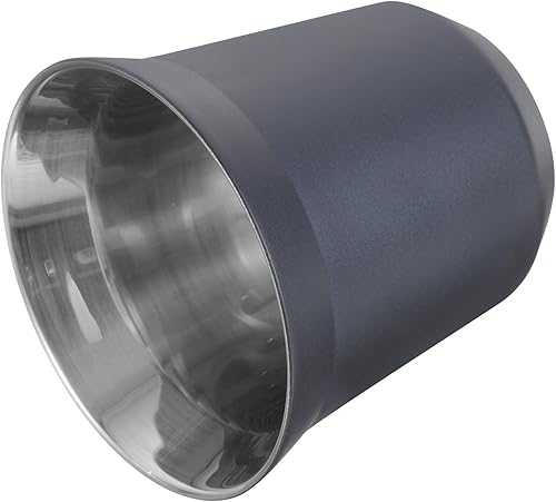 BESTonZON Taza de café de metal para bebidas de acero inoxidable de doble capa, contenedor de vino aislado para café expreso, cerveza, capuchino,