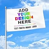 Custom Flags Design Your Own Text/Logo/Photo One Side Custom Flag Customizable Gifts Personalized Flags Customized Flag 3X5Ft