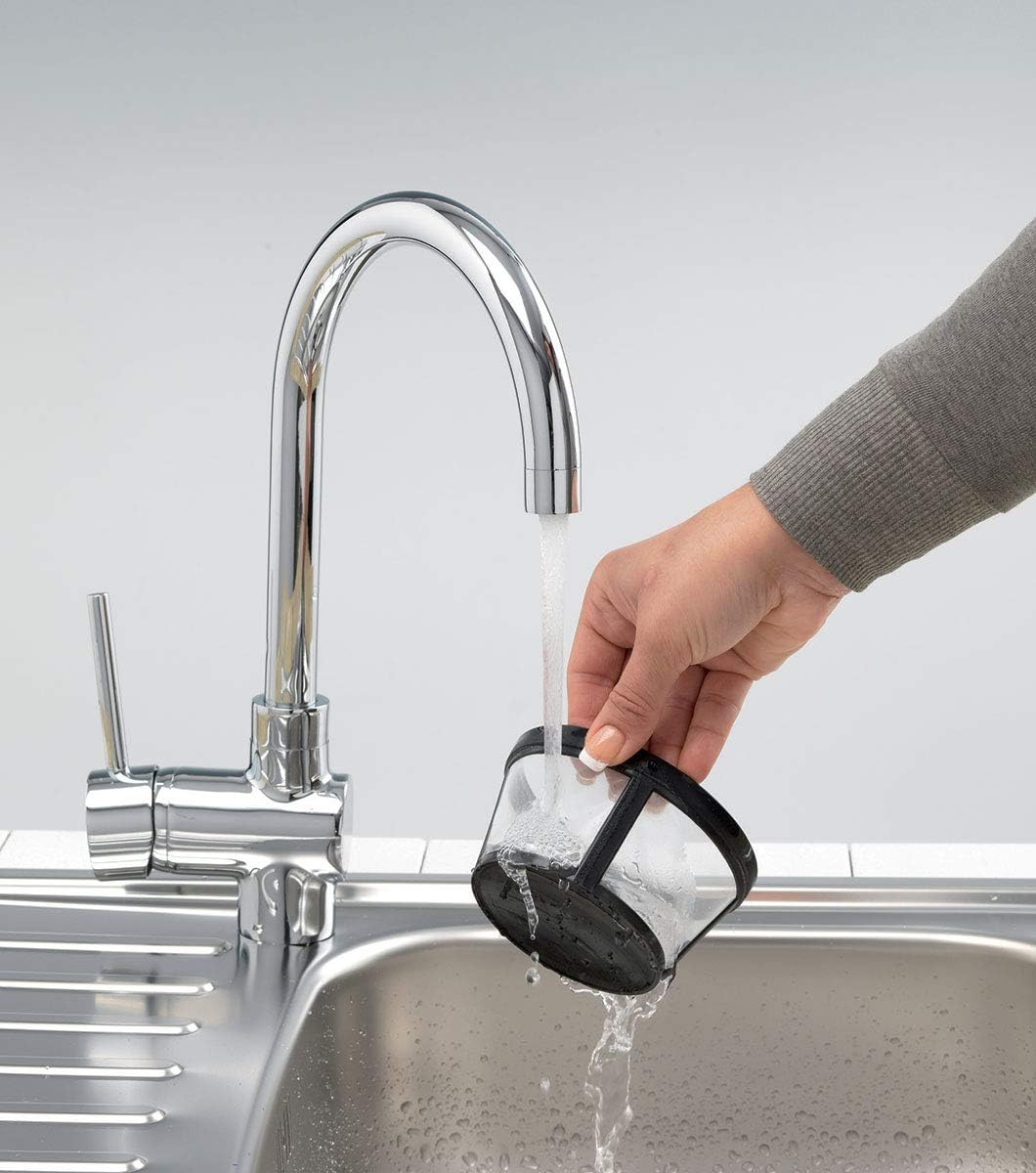 Ariete Macchina Caffè Americano Vintage 1342, Caraffa in Vetro Temperato, Fino a 12 Tazze, Timer Programmazione 24 Ore, Autospegnimento, Antigoccia, Piastra Riscaldata, Capacità 1.5 L, 2000W, Celeste