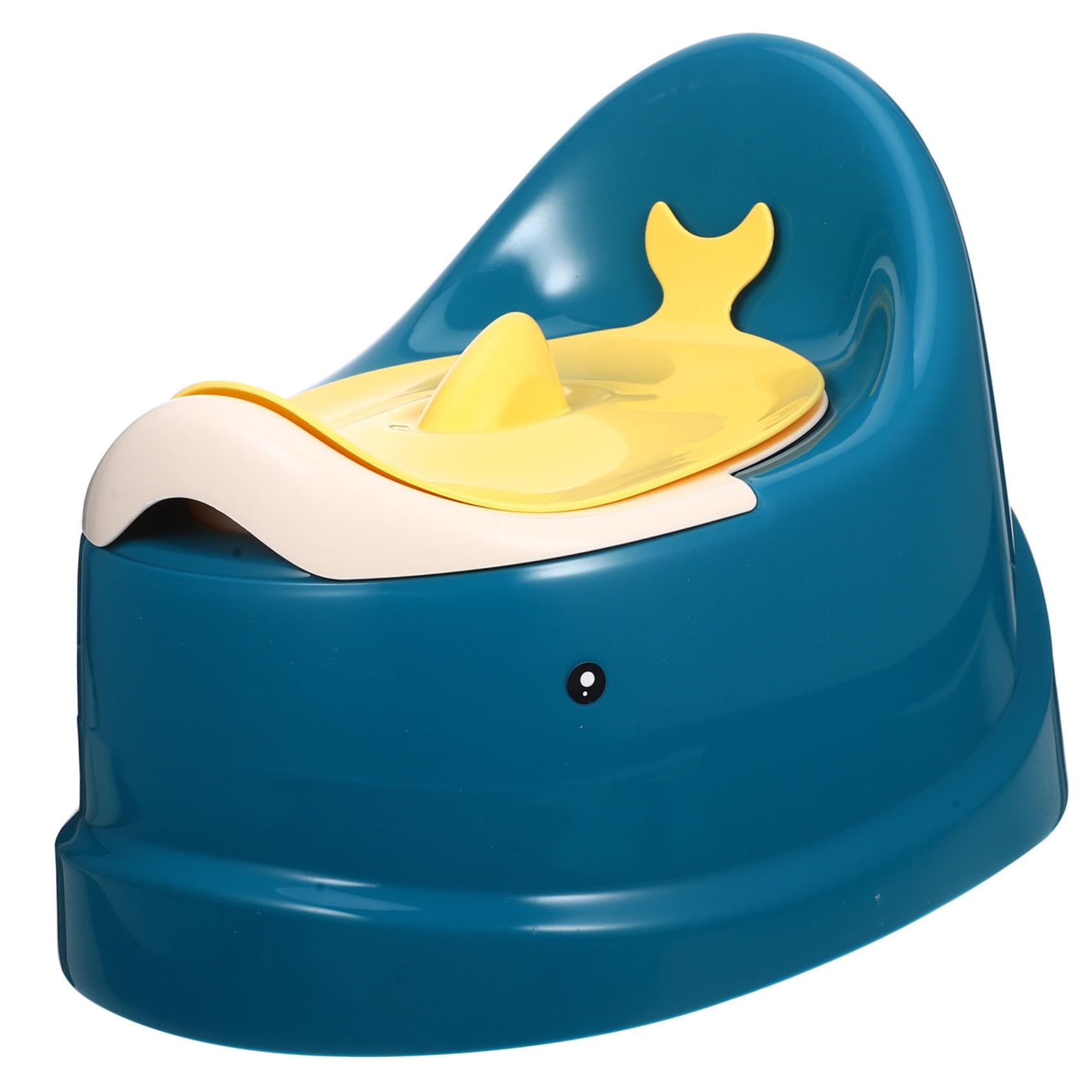 BESPORTBLE Asiento de Inodoro para Niños Pequeños Portátil, Orinal de Viaje Azul, Entrenamiento para Ir al Baño, Material y Ergonómico, Compacto para Bebés y Niñas, Diseño Estable y Cómodo,