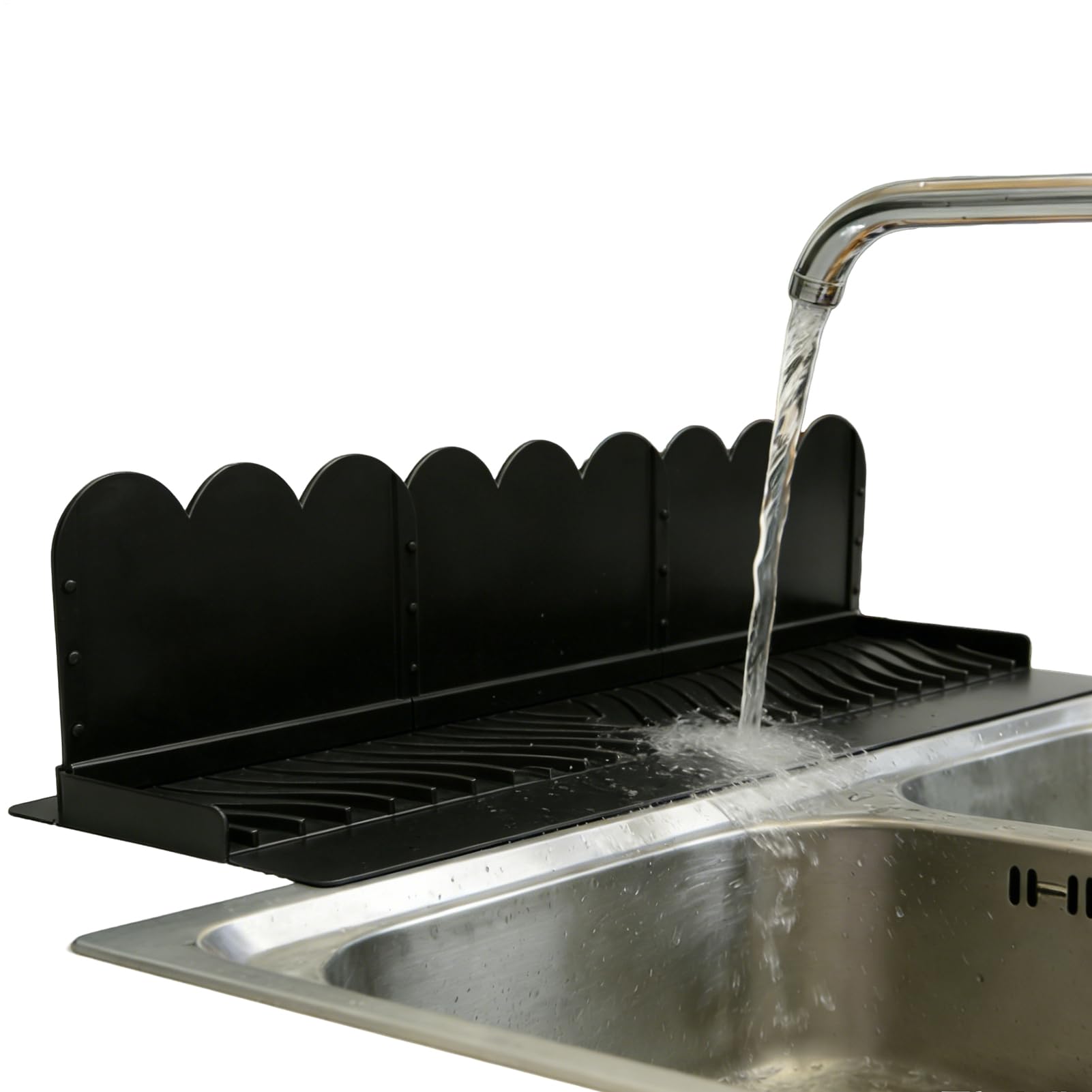 Protector contra salpicaduras de silicona para fregadero de hogar, hotel y hostelería