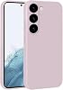 Samsung Galaxy S23 Kılıf Silikon Pastel Renkli Yumuşak Kapak Prem Rose Gold