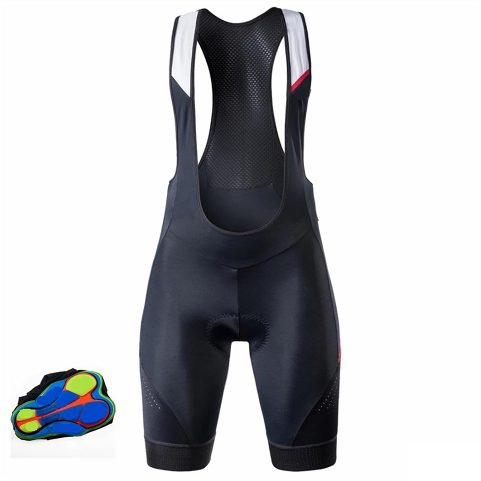 Culote Ciclismo Pantalones Cortos con Tirantes for Ciclismo for Hombre, Ropa Interior Deportiva, Transpirables, con Relleno de Gel, for Verano