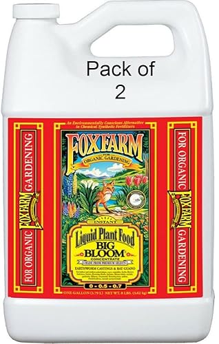 2 Lote - Marca Fox Farm Modelo 752289790904 FoxFarm Big Bloom Galón