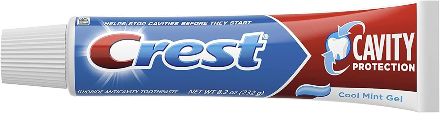 Crest Cavity Protection Toothpaste Gel Cool Mint 8.20 oz (Pack of 5)