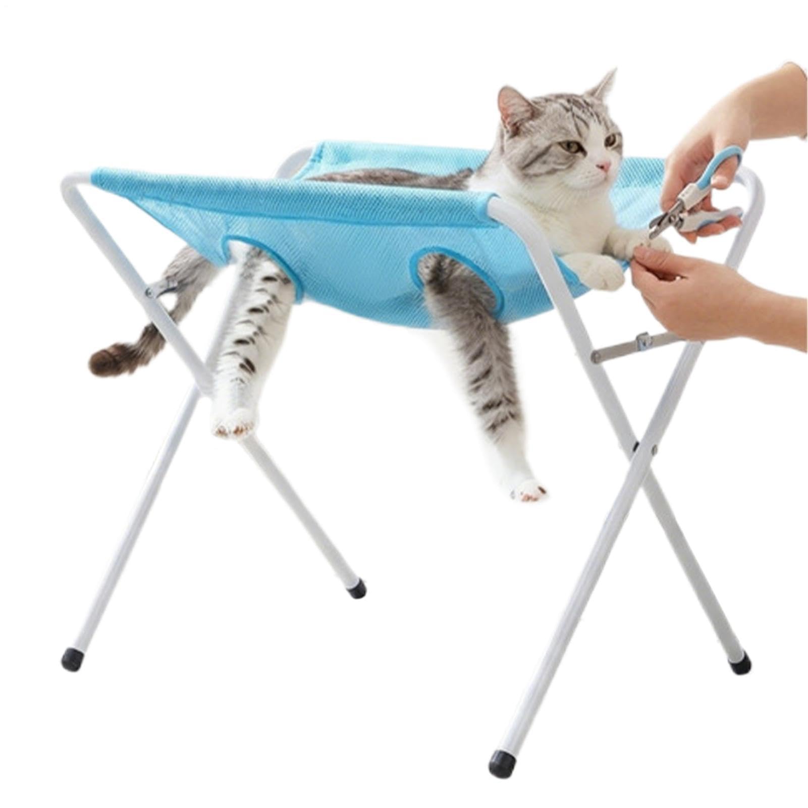 Mesa de Aseo para Perros en Casa Con 8 Agujeros y Diseño Desmontable | Mesa De Aseo Para Cachorros Con Restricción Para Salón De Mascotas En Casa, Baño De Cachorros Y Felin