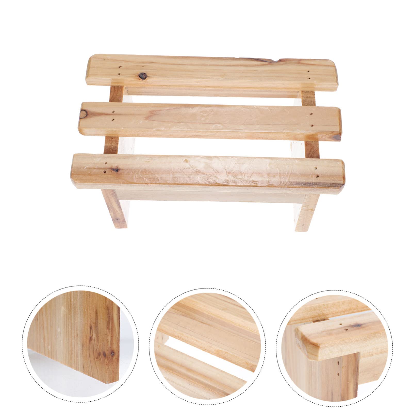 Tabouret de bain en bois chaise repose-pieds seau de bain