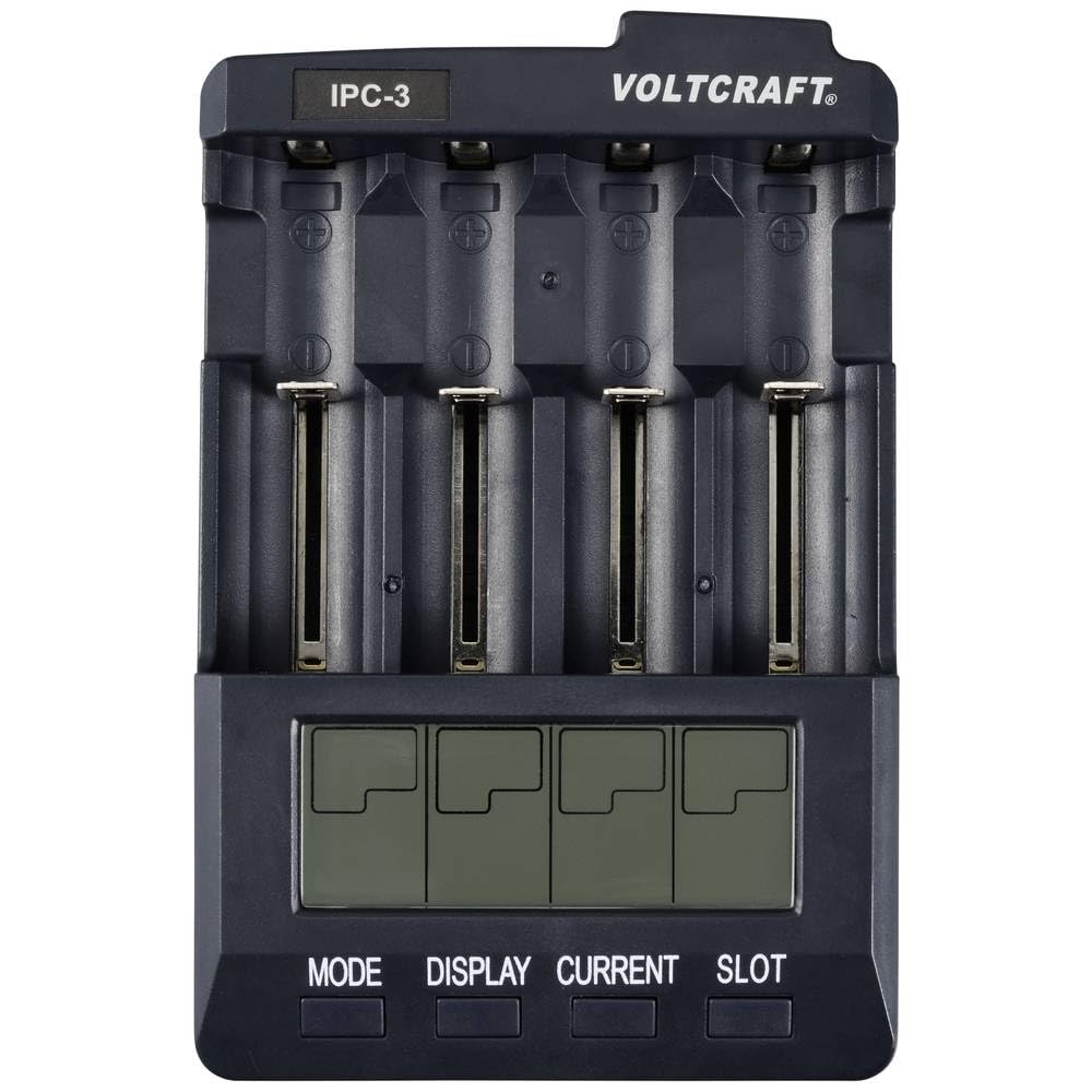 Chargeur de Piles Rondes Li-ION, NiCd, NiMH VOLTCRAFT IPC-3