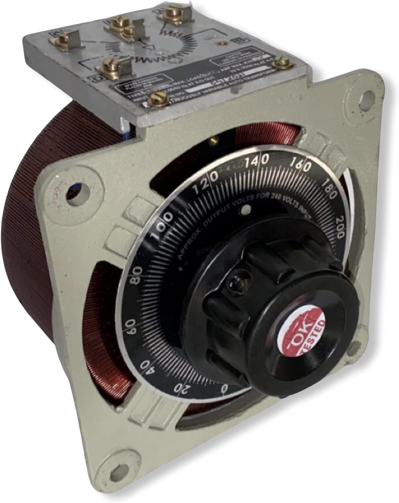 DENKO Variac/Dimmerstat/Auto transformer Single Phase 0270V 4 Ampere