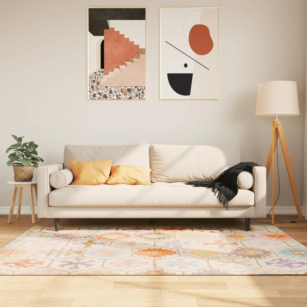 vidaXL Tapis Lavable Multicolore 120x180 cm